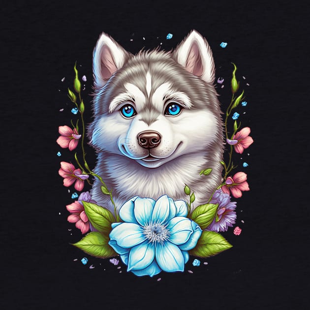 husky dog lover by Crazy.Prints.Store